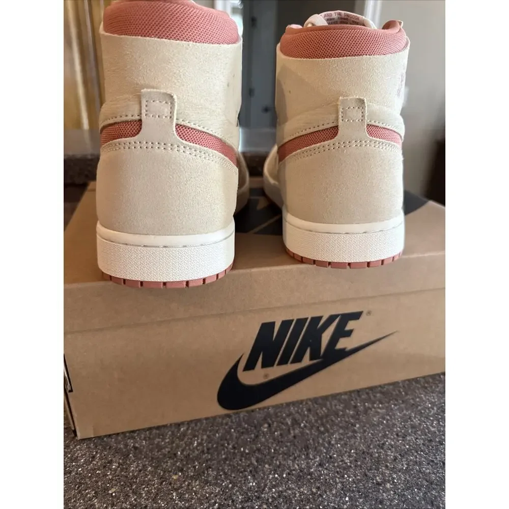 Size 10 - Air Jordan 1 Zoom Air CMFT 2 DV1307-102 Sail Terra Blush Burnt Sunrise